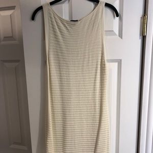 Theory Ribbed Sleeveless Sweater Dress